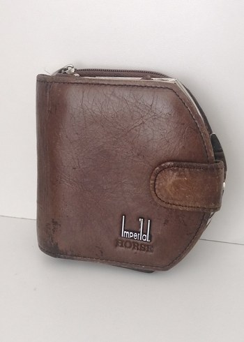 Kahverengi Vintage Biker Erkek Cüzdanı - Görsel 2