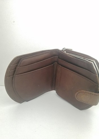 Kahverengi Vintage Biker Erkek Cüzdanı - Görsel 5