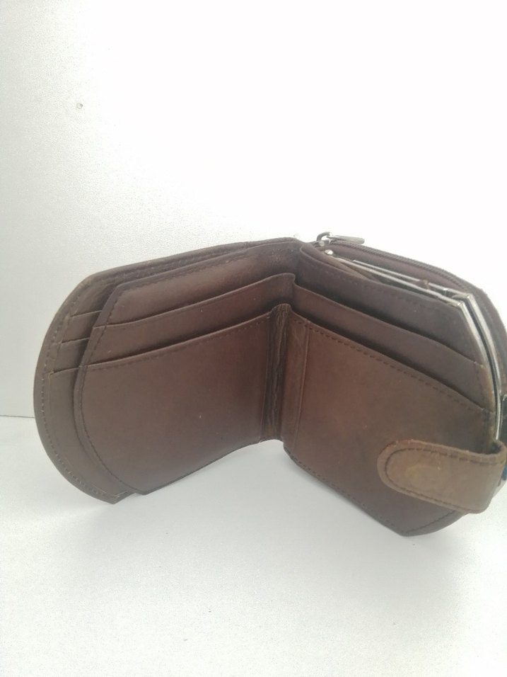 Kahverengi Vintage Biker Erkek Cüzdanı - Görsel 5