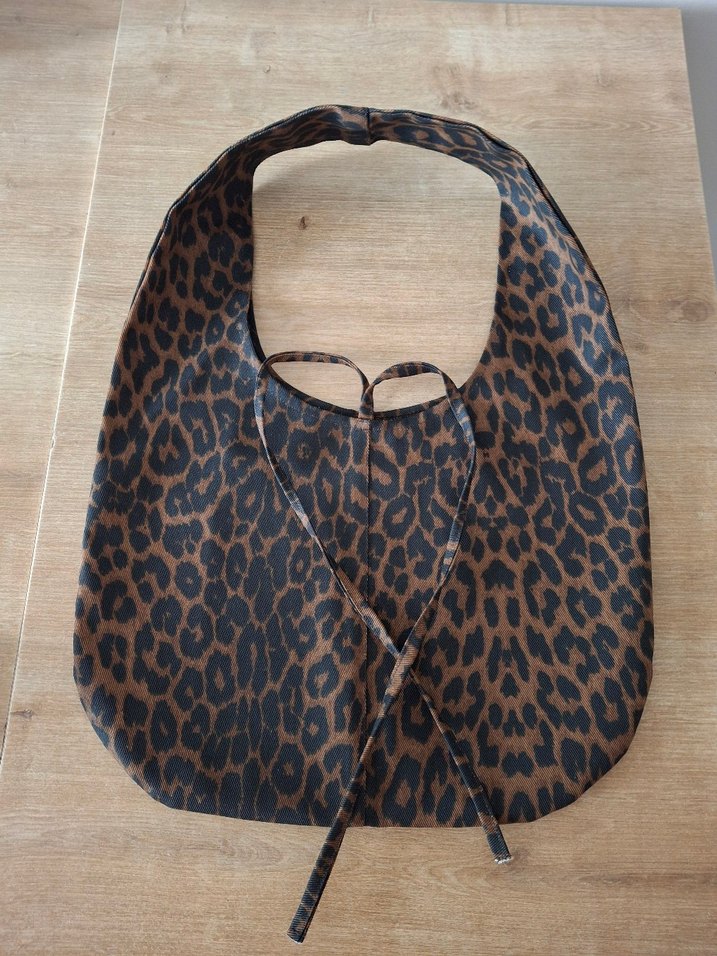 Leopar Desenli Kahverengi Kadın Çanta - Görsel 4
