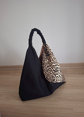 Leopar Desenli Origami Kadın Çanta - Görsel 2