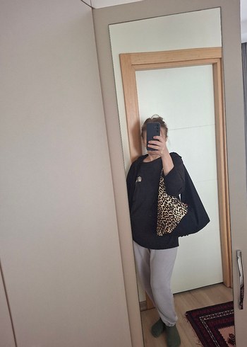 Leopar Desenli Origami Kadın Çanta - Görsel 6