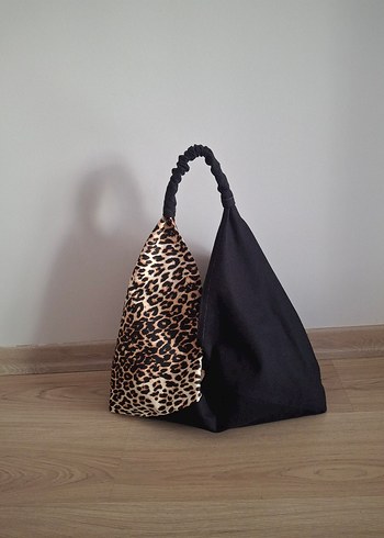 Leopar Desenli Origami Kadın Çanta - Görsel 4