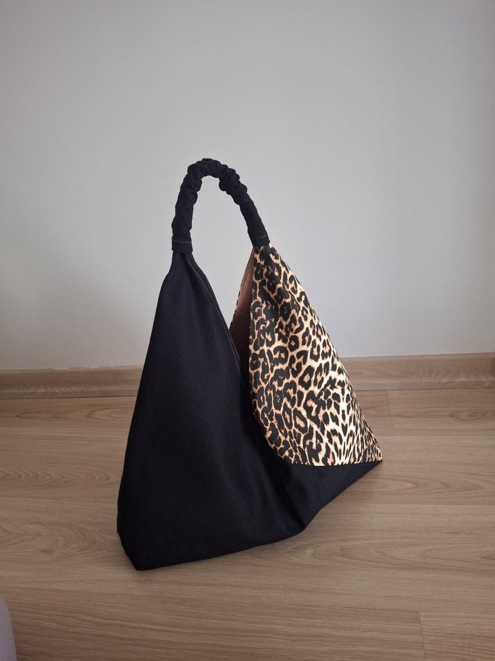 Leopar Desenli Origami Kadın Çanta - Görsel 2