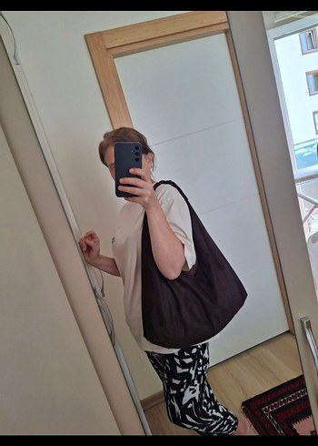 Kahverengi Origami Bohem Kadın Çanta - Görsel 7