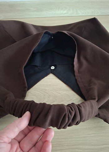 Kahverengi Origami Bohem Kadın Çanta - Görsel 4