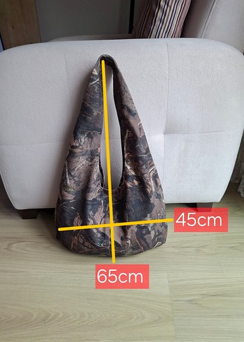 Desenli Kadın Kumaş Çanta ##elemeği - Görsel 7