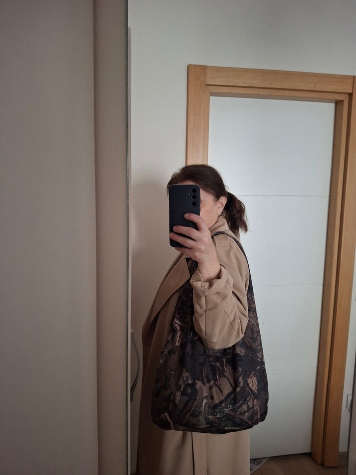 Desenli Kadın Kumaş Çanta ##elemeği - Görsel 4