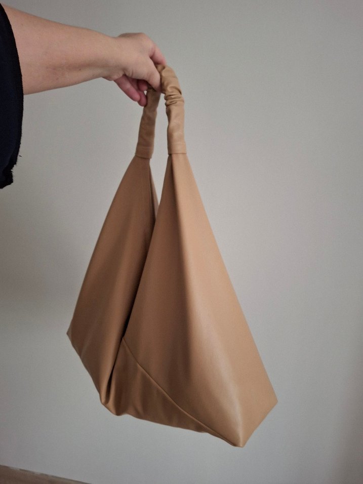 Kamel Deri  Origami Çanta ##elemeği - Görsel 5