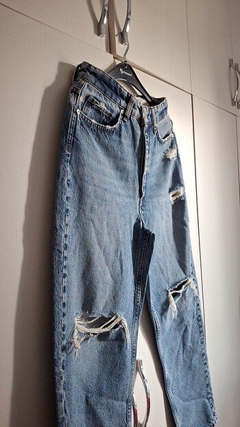 26 Beden mavi Renk Rag Bone Yırtık Kot Pantolon