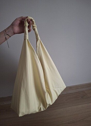 Zara Sarı Seri Origami Çanta #elemeği