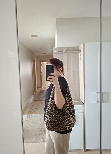 Beden #Leopar Kumaş Çanta #elemeği