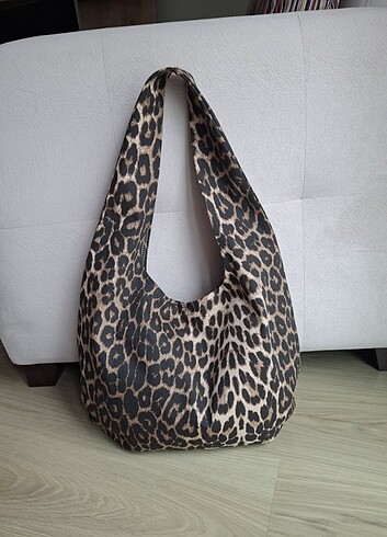 #Leopar Kumaş Çanta #elemeği 