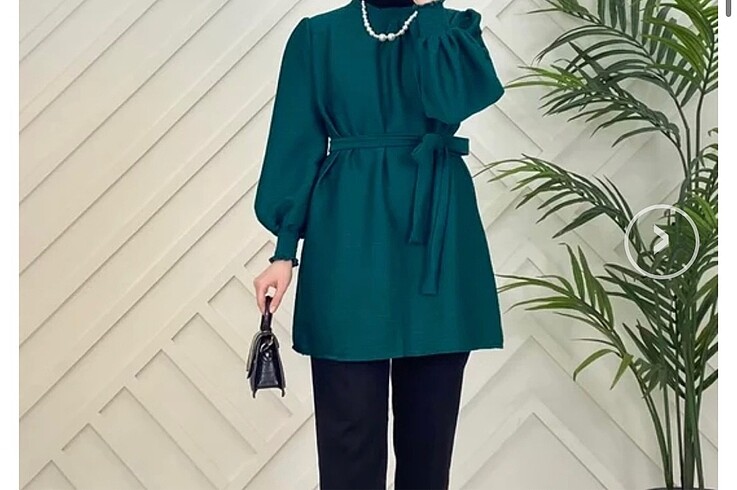 Fırfır Kumaş Tunik