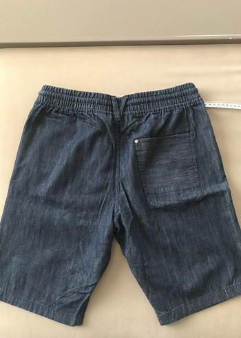 H&M marka Lacivert erkek çocuk Midi Denim şort - Görsel 3