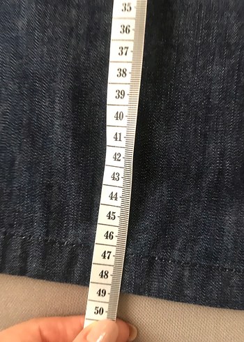 H&M marka Lacivert erkek çocuk Midi Denim şort - Görsel 8