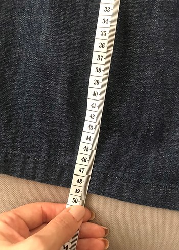 H&M marka Lacivert erkek çocuk Midi Denim şort - Görsel 10