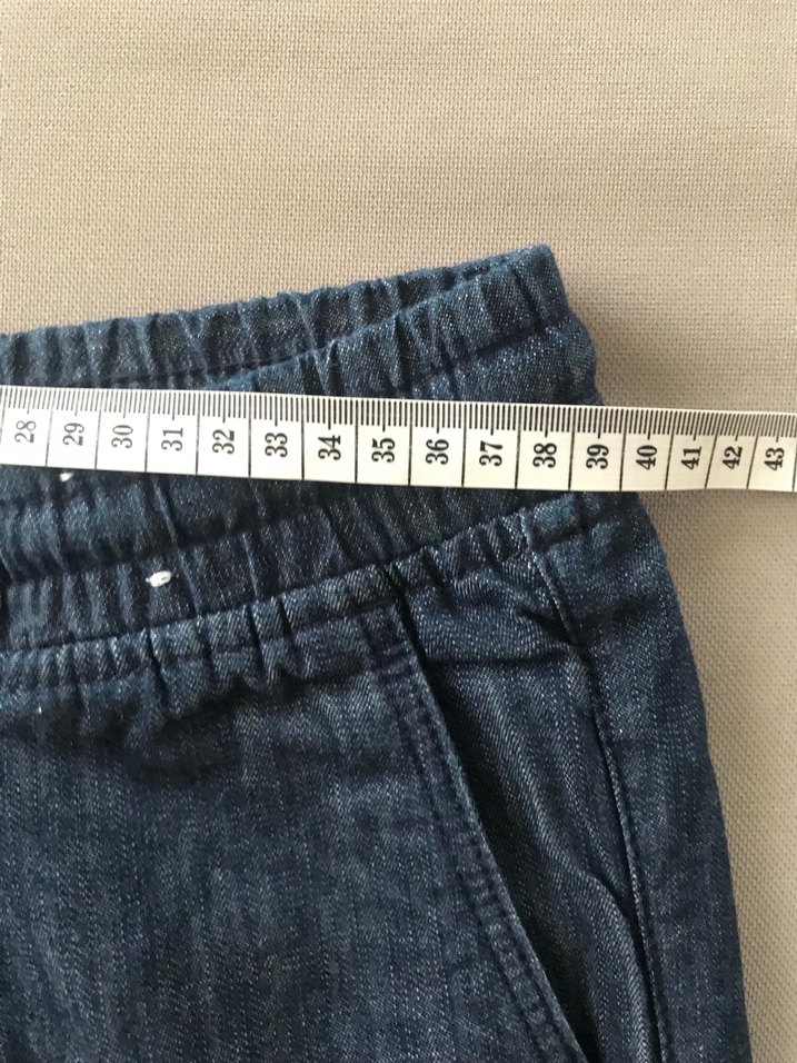 H&M marka Lacivert erkek çocuk Midi Denim şort - Görsel 5