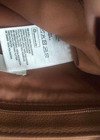 Taba suni Deri Kadın Çanta Fermuarlı - Görsel 3