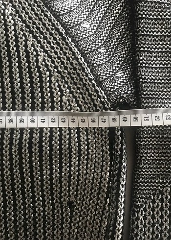 Gri gümüş kadın kazak - Görsel 5