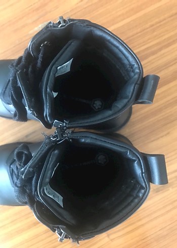 Siyah Bağcıklı deri orijinal Lumberjack bot - Görsel 6