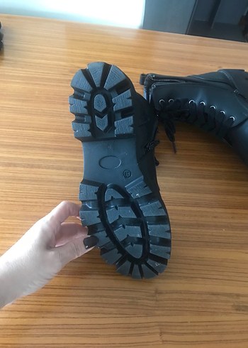 Siyah Bağcıklı deri orijinal Lumberjack bot - Görsel 2