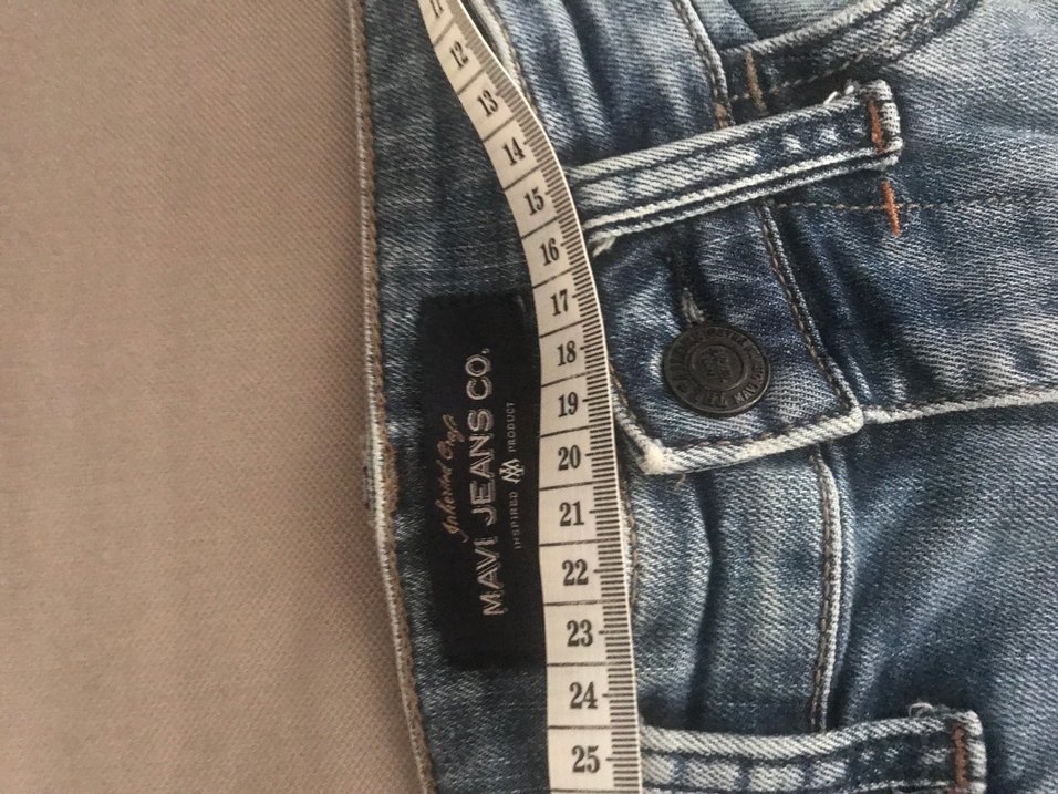 Erkek mavijeans mavi Denim Regular Fit Midi Kot Pantolon - Görsel 5