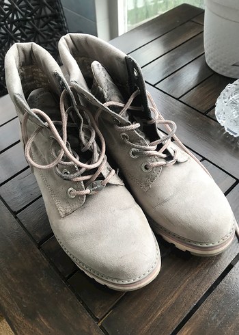 BENCH marka Gri Süet Bağcıklı Kadın Bot - Görsel 9