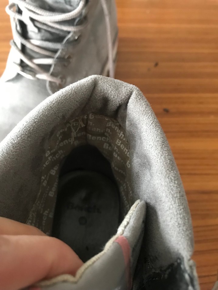 BENCH marka Gri Süet Bağcıklı Kadın Bot - Görsel 4