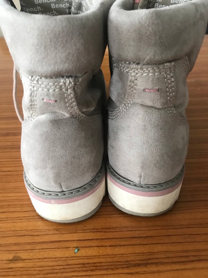 BENCH marka Gri Süet Bağcıklı Kadın Bot - Görsel 5