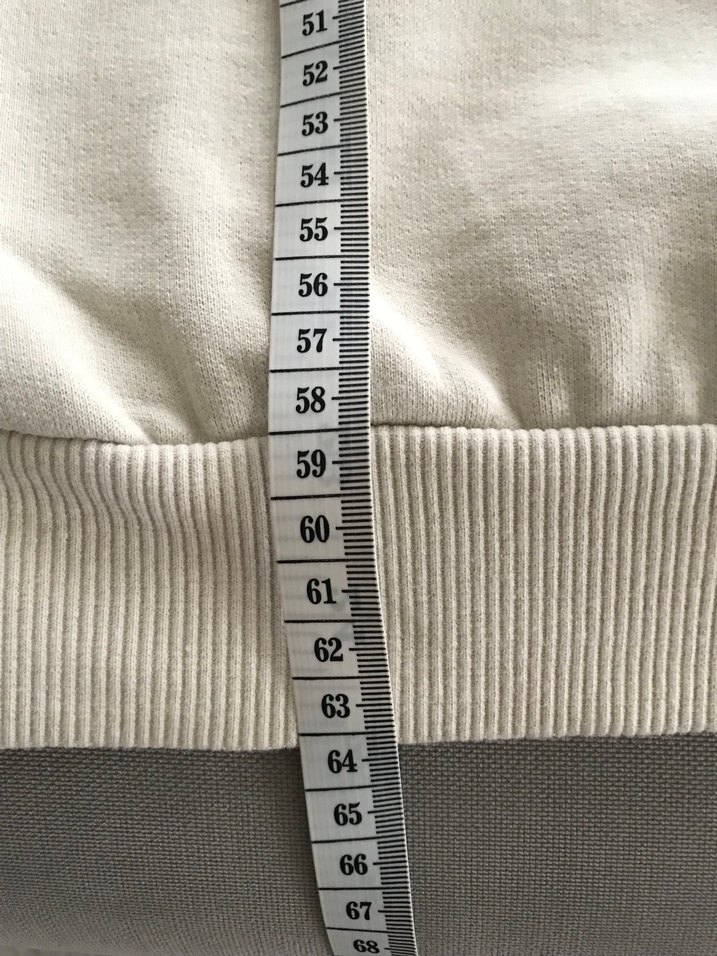 Bej  S beden Baskılı Sweatshirt - Görsel 4