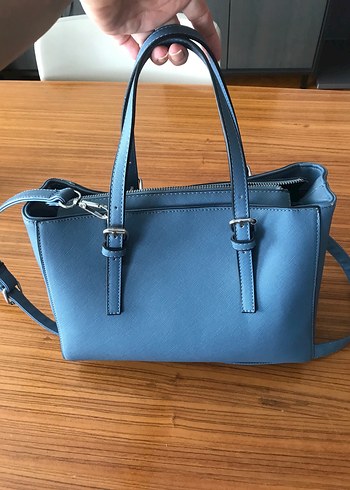 Stradivarius mavi çanta - Görsel 7