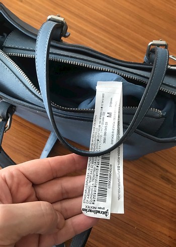 Stradivarius mavi çanta - Görsel 2