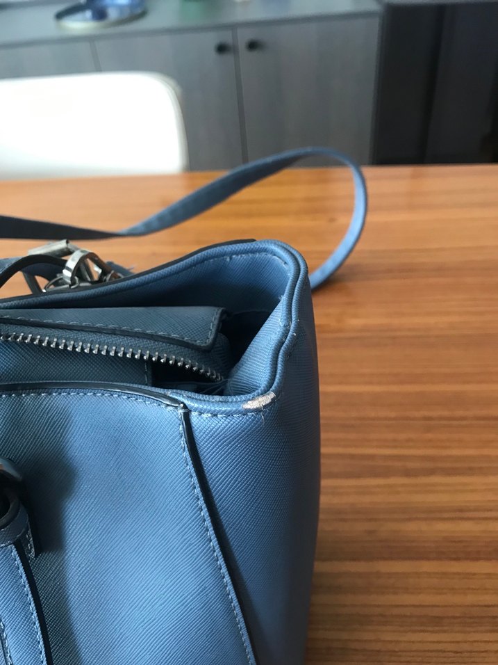 Stradivarius mavi çanta - Görsel 4