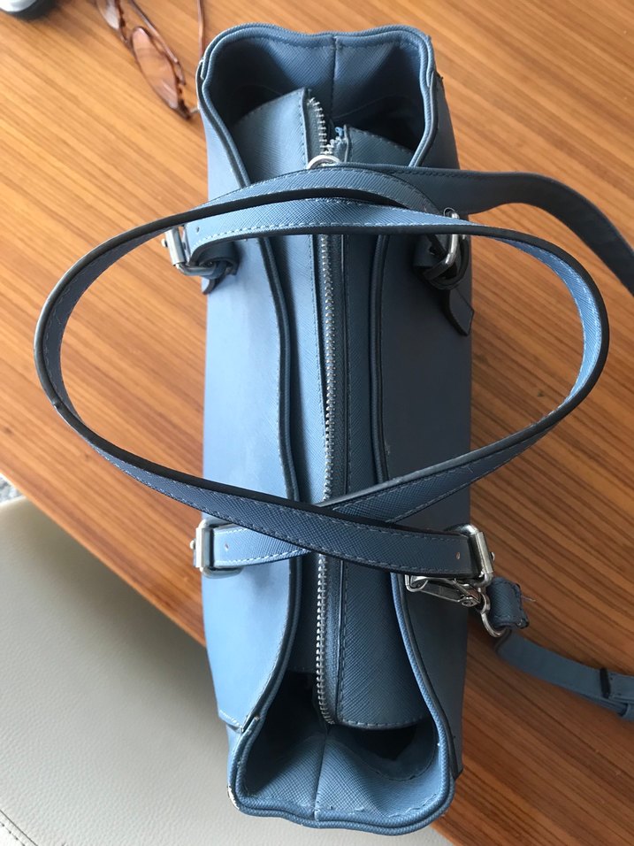 Stradivarius mavi çanta - Görsel 3