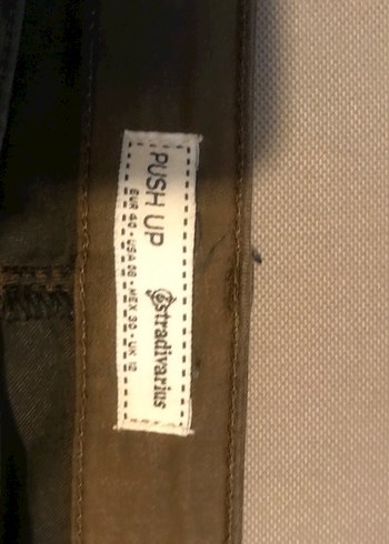 Stradivarius haki jean Pantolon - Görsel 4