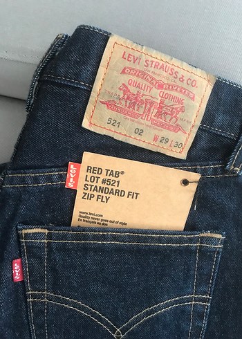Levis Levi S 521 Koyu Mavi Denim Jean