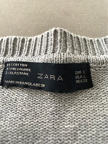 Zara Zara orijinal merserize dar kalıp hırka