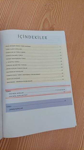 SONUÇ YAYINLARI AYT TÜREV İNTEGRAL FASİKÜLÜ