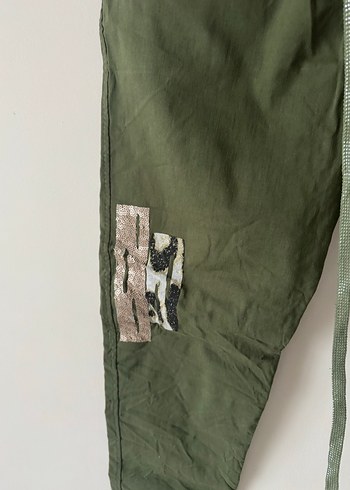 Haki renk pantalon - Görsel 4