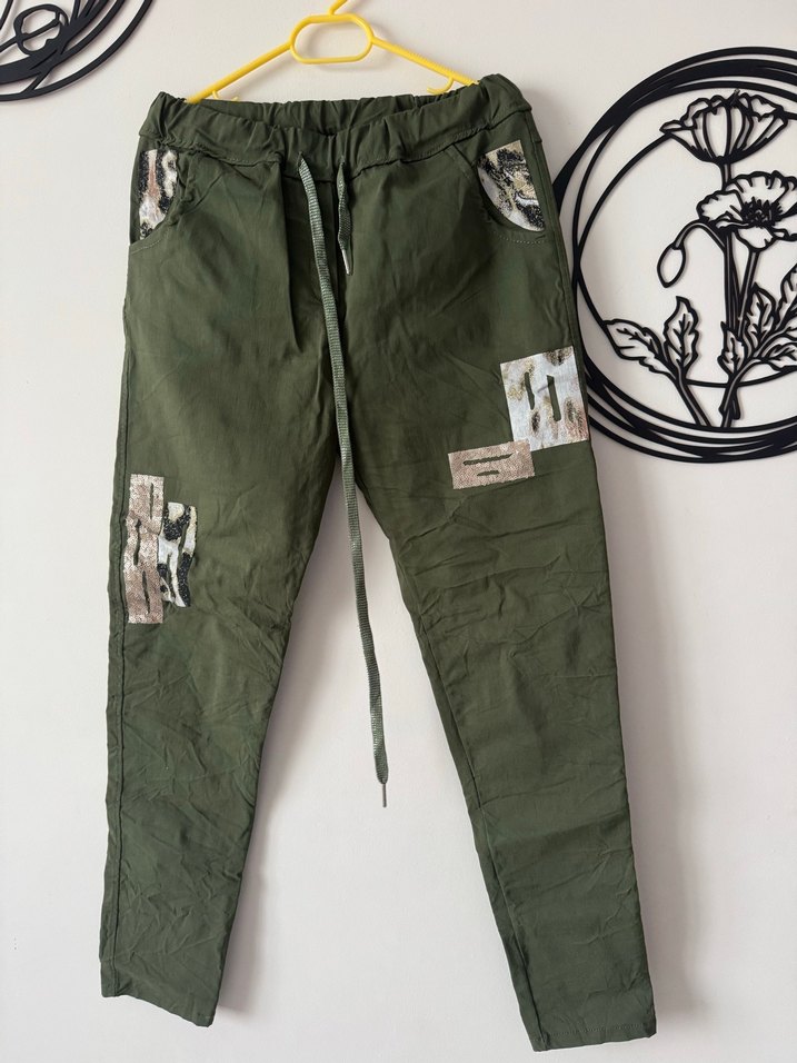 Haki renk pantalon - Görsel 5