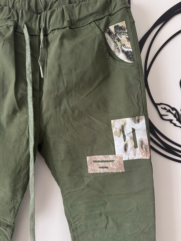 Haki renk pantalon - Görsel 3