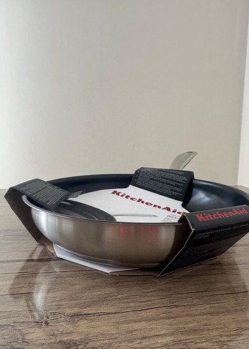 KitchenAid Siyah Tava 28 cm - Görsel 4
