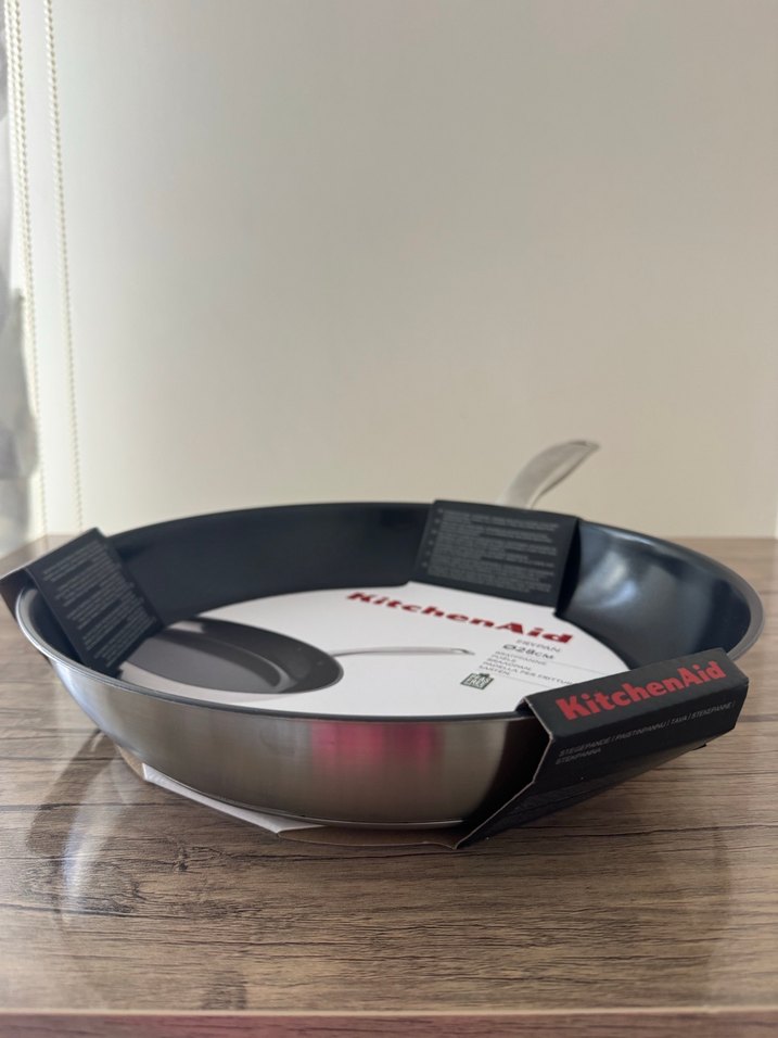 KitchenAid Siyah Tava 28 cm - Görsel 2