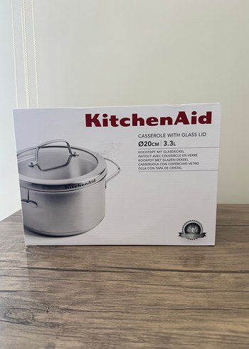 KitchenAid 20 cm Cam Kapaklı Tencere - Görsel 3