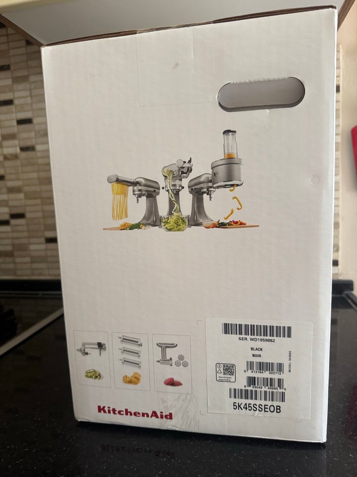 KitchenAid 4.3L Siyah Mutfak Robotu - Görsel 2
