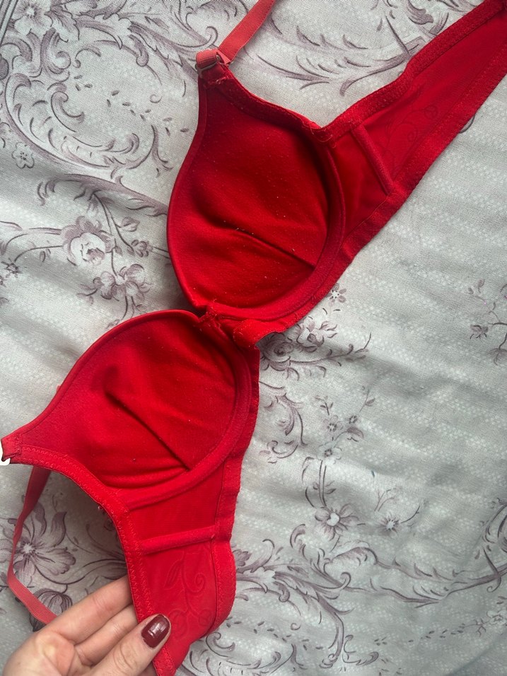 Kırmızı sexi sütyen - Görsel 4