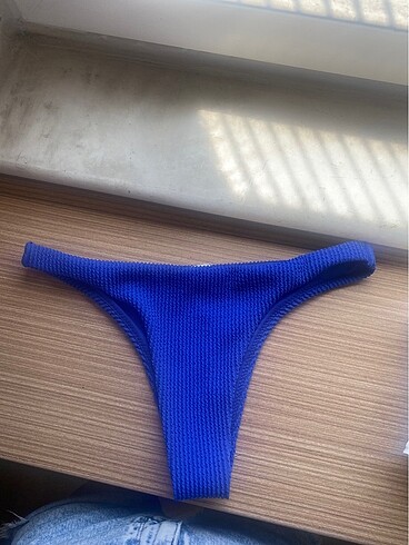 Bershka mavi fitilli bikini altı