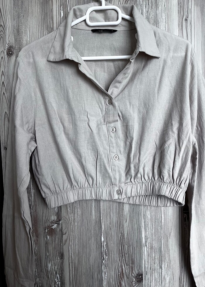 Defacto crop gömlek - Görsel 2