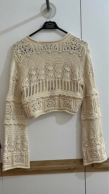 Zara bağcıklı bluz - Görsel 7